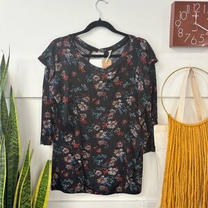 Free People Floral Top